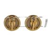 Image 4 : Chanel Gold Roped CC Logo Clip On Earrings 95P