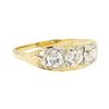 Image 1 : 0.80 ctw Diamond Ring - 14KT Yellow Gold