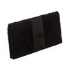 Image 3 : Alessandro Dell'Acqua Black Floral Fabric Clutch Handbag