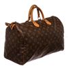 Image 3 : Louis Vuitton Monogram Canvas Leather Speedy 40 cm Bag