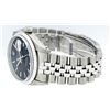 Image 7 : Rolex Mens Stainless Steel Black Index DateJust Men's Datejust Wristwatch