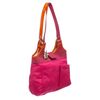 Image 3 : Coach Pink Canvas Leather Trim Shoulder Bag