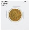 Image 1 : 1897 $5 Liberty Head Half Eagle Gold Coin