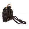 Image 3 : Gucci Black Leather Drawstring Bamboo Mini Backpack