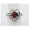 Image 5 : 1.63 ctw Pink Tourmaline and Diamond Ring - 14KT White Gold