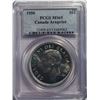 Image 1 : Canada 1950 Arnprior Silver Dollar PCGS MS65 Blast White Gem!