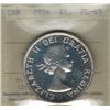 Image 1 : Canada 1956 Silver Dollar ICCS PL65