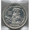 Image 2 : Canada 1958 Silver Dollar ICCS PL65