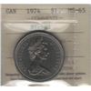 Image 1 : Canada 1974 Nickel Dollar ICCS MS65 VCR #6