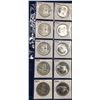 Image 1 : Canada Lot of 10 Silver Dollars 1958 & 1967s