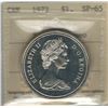 Canada 1972 Silver Dollar ICCS SP65 Cameo