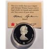 Image 2 : Canada 1987 Calgary - Bobsleigh Silver Coin - Error
