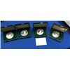Image 1 : Canada 1988 Calgary Olympic 4 Coins in Clamshell Cases