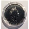 Image 2 : Canada 2001 $5 Orange Coloured Silver Maple Leaf Autumn - Capsule Only