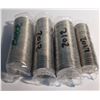 Image 1 : Canada 2012 Rolls 5c, 10c, 25c Brock, & 25c Caribou