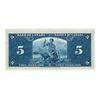 Image 2 : Canada 1937 $5 Banknote