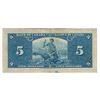 Image 2 : Canada 1937 $5 Banknote