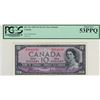 Image 1 : Canada 1954 $10 Banknote Devil's Face PCGS AU53 PPQ