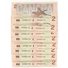 Image 2 : Canada 1986 $2 Banknotes (23 in Sequence)