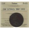 Image 1 : Lower Canada Breton 1002, CH. LC58A2 Token ICCS F15