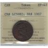 Image 1 : Lower Canada Breton 1007, CH. LC59B2 Token ICCS EF40