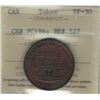 Image 1 : Province of Canada, Bank of Montreal 1844 1/2 Penny Token Breton 527, CH. PC1B6 ICCS VF30