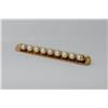 Image 1 : 14KT Yellow Gold Cultured Pearl Brooch
