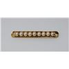 Image 2 : 14KT Yellow Gold Cultured Pearl Brooch