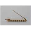 Image 3 : 14KT Yellow Gold Cultured Pearl Brooch