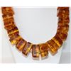 Image 1 : 27" Lond Amber Beads Necklace