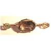 Image 1 : 14KT Yellow Gold Natural Citrine Quartz and Opal Brooch