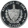 Image 2 : Cuba 2000 10 Pesos Silver Coin