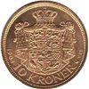 Image 1 : Denmark 1908 VBP Gold 10 Kroner