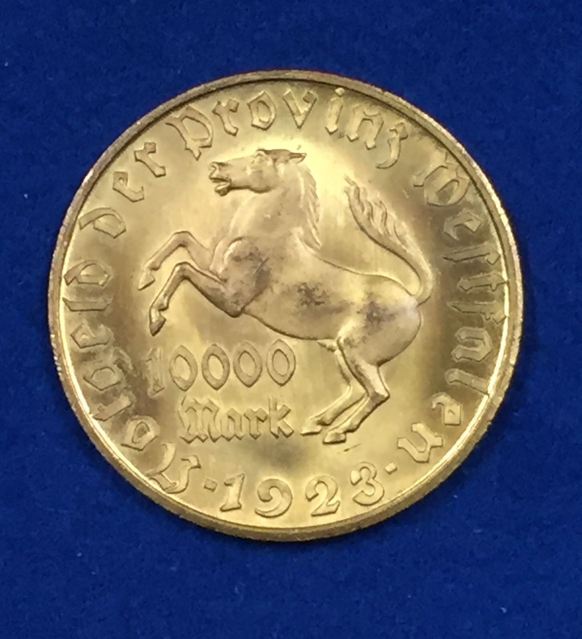 German States Westphalia 1923 10000 Mark