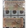 Image 8 : Canadian Large Cents, 50 Cent, and Dollar Collection in Binder.