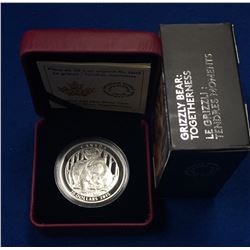 Canada 2015 $20 Grizzly Togetherness Silver Coin