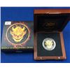 Image 1 : Canada 2016 $5 1 oz Burning Maple Leaf with Devil Silver Coin