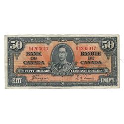 Canada 1937 $50 Banknote