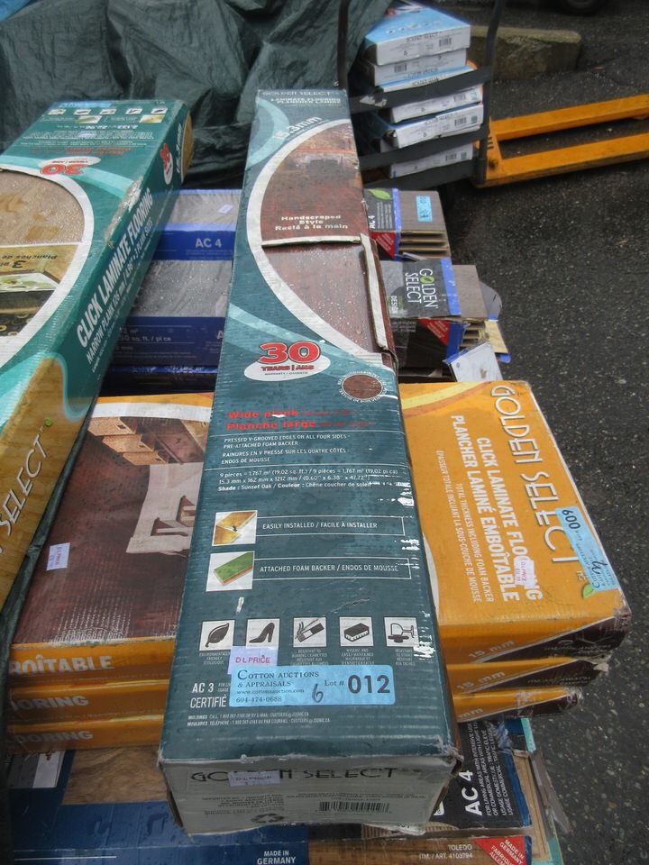 6 Boxes Of Golden Select Laminate Flooring