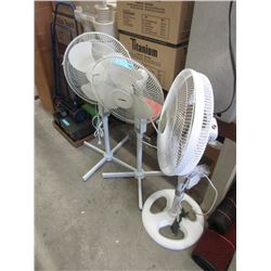 3 Oscillating Floor Fans