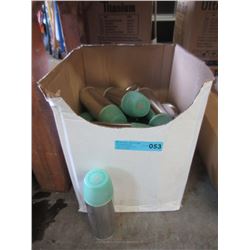 Box of Green Spray Paint