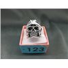 Image 2 : Man's Stainless Steel Biker Ring with Military Cap