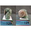 Image 1 : Fist Size 512 Gram Rare Green Fluorite Skull