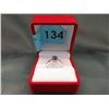 Image 2 : Large 1+ CT Amethyst Solitaire Ring