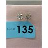 Image 1 : New Large Green Amethyst Stud Earrings