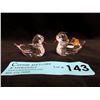 Image 1 : 2 Cut Crystal Birds