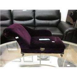 Purple Velvet Keepsake Box