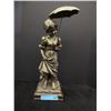 Image 1 : 21" Tall Painted Plaster Statue