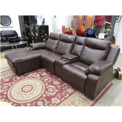 New 97" Double Reclining Sofa with Chaise End