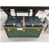 Image 1 : Vintage Metal Clad Shipping Trunk
